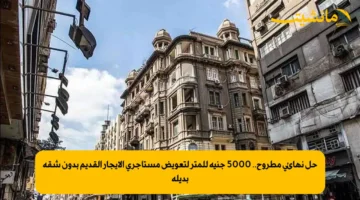 حل نهائي مطروح.. 5000 جنيه للمتر لتعويض مستأجري الإيجار القديم بدون شقة بديلة